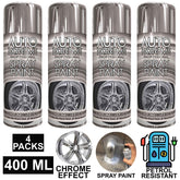 4X Auto Extreme Chrome Paint 400ml Spray Paint